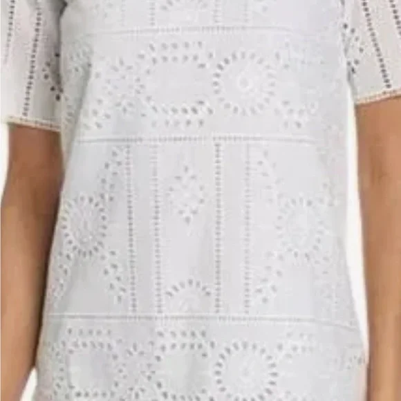 ✔️#86/54 BNWT Sealed The Kooples Flower Embroidery Shift Dress - Picture 3 of 9